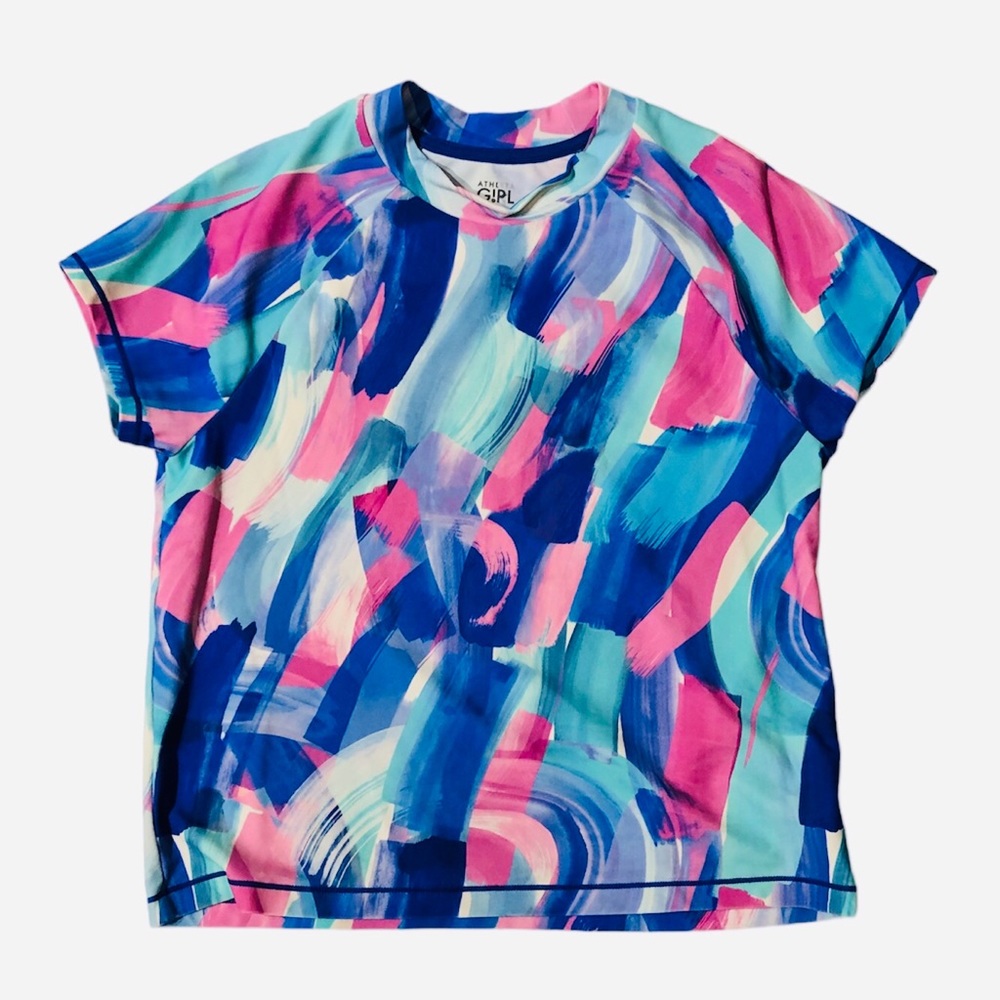 Athleta Girl XL(14) Mock Neck Rashguard